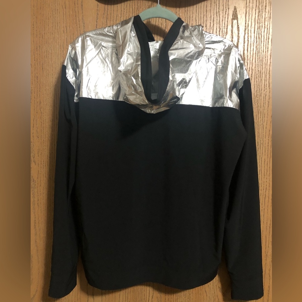 PINK, Size Medium, poly satin material like aluminum on top.